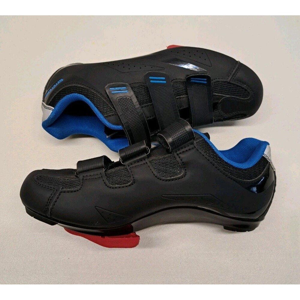 Tommaso Elite Cycling Shoes W Pista 100+ Delta Black Blue Women's Size 7 - Picture 3 of 7